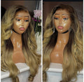 Grey Blonde Donor Layered Wig