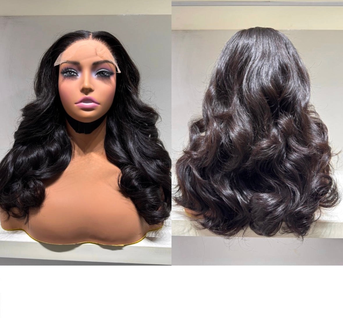 Virgin wavy wig