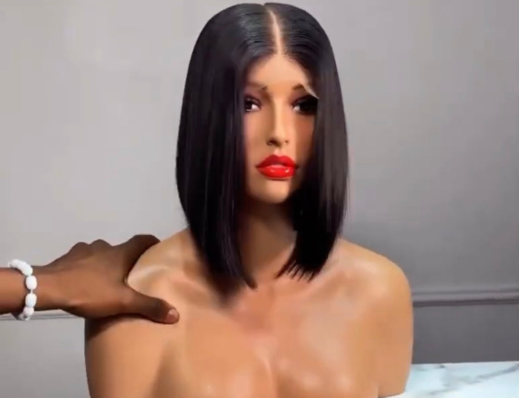 Kim-K Donor Bob Wig - Black